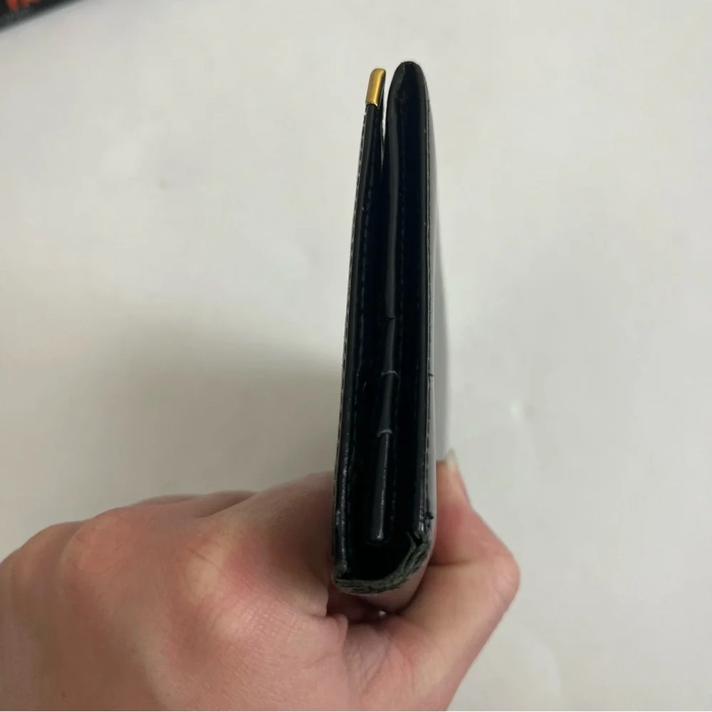 Dunhill black leather